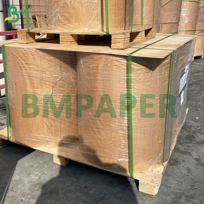 BMPAPER ব্র্যান্ড সাদা এমজি মেশিন গ্লাসযুক্ত কাগজ হালকা ওজনযুক্ত খাদ্য অনুমোদিত