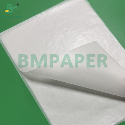 হোয়াইট ডাবল-সাইডেড সিলিকন লেপযুক্ত কাগজ 40gsm 60-150cm ওয়াটারপ্রুফ গ্রীস-প্রুফ কাগজ রোল