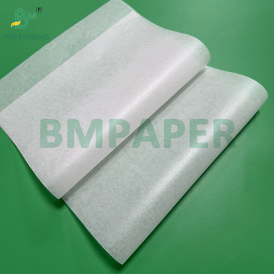 হোয়াইট ডাবল-সাইডেড সিলিকন লেপযুক্ত কাগজ 40gsm 60-150cm ওয়াটারপ্রুফ গ্রীস-প্রুফ কাগজ রোল