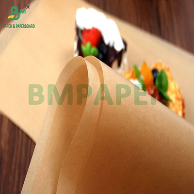 ফুড সেফ 35gsm 45gsm সিলিকন লেপা বেকিং পেপার হোয়াইট গ্রিজপ্রুফ
