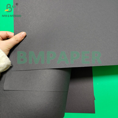 কারুশিল্প ভাঁজ কাগজ তৈরির জন্য 110gsm 180gsm ডাবল সাইড লেপযুক্ত কালো কার্ড