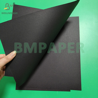 কারুশিল্প ভাঁজ কাগজ তৈরির জন্য 110gsm 180gsm ডাবল সাইড লেপযুক্ত কালো কার্ড