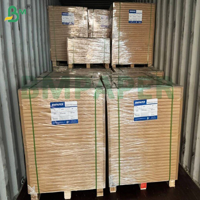 60gsm ব্রাউন স্ট্রিপড ক্রাফ্ট গিফট প্যাকেজ একতরফা চকচকে ফিনিস উচ্চতর স্থায়িত্ব উচ্চ - শক্তি