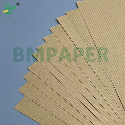60gsm ব্রাউন স্ট্রিপড ক্রাফ্ট গিফট প্যাকেজ একতরফা চকচকে ফিনিস উচ্চতর স্থায়িত্ব উচ্চ - শক্তি