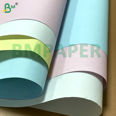 50-75 গ্রাম রঙিন কার্বনহীন কাগজ CB / CF / CFB A2 650x910mm & Receipt & Form Printing এর জন্য চিঠি আকার