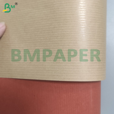ফুল প্যাকিংয়ের জন্য মসৃণ পৃষ্ঠ ব্রাউন স্ট্রিপড ক্রাফ্ট পেপার শীট