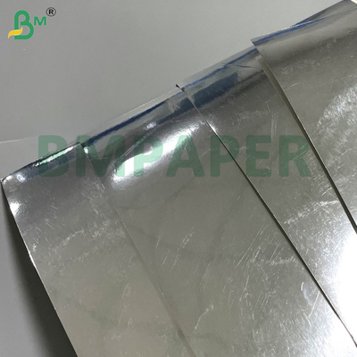 68g 70g উচ্চ শক্ততা এবং ভাঁজযোগ্যতা সিলভার ধাতব বোর্ড প্রসাধনী প্যাকেজিং জন্য বিলাসবহুল প্যাকেজিং