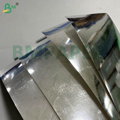 68g 70g উচ্চ শক্ততা এবং ভাঁজযোগ্যতা সিলভার ধাতব বোর্ড প্রসাধনী প্যাকেজিং জন্য বিলাসবহুল প্যাকেজিং