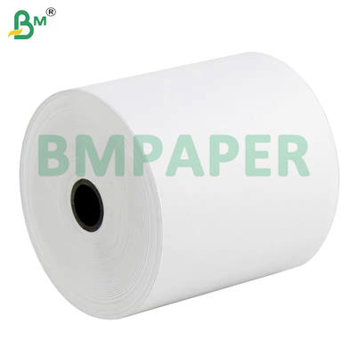 48g 55g পরিবেশগত উচ্চ সাদা রেজিস্টার কাগজ প্রাপ্তি কাগজ রোল থার্মাল পেপার খুচরা প্রাপ্তি জন্য
