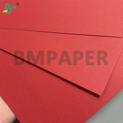 উচ্চ-শেষ প্যাকেজিংয়ের জন্য 120 গ্রাম - 400 গ্রাম ডাবল সাইডস ব্রিলিয়ান্ট রেড কার্ডবোর্ড
