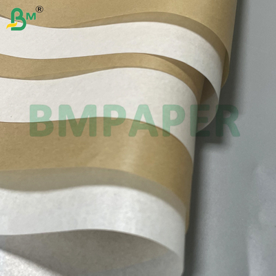 35g 38g ব্রাউন মাইক্রোওয়েভ নিরাপদ এয়ার ফ্রাইয়ার স্ব-আঠালো ব্যাকিং পেপার জন্য Greaseproof সিলিকন পারগামেন্ট কাগজ