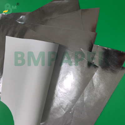 68g 70g ওয়াইন লেবেলের জন্য মেট্যালাইজড ওয়েট স্ট্রেন্থ বিয়ার পেপার, উচ্চ চকচকে 600 x 900 মিমি
