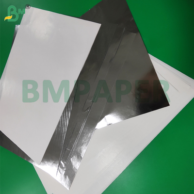 68g 70g ওয়াইন লেবেলের জন্য মেট্যালাইজড ওয়েট স্ট্রেন্থ বিয়ার পেপার, উচ্চ চকচকে 600 x 900 মিমি