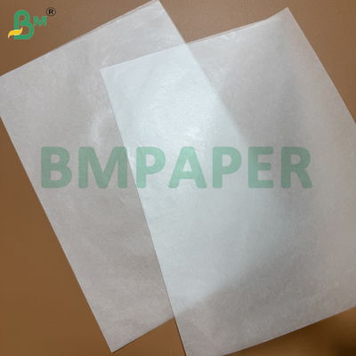 30 গ্রাম 33 গ্রাম একদিকে খাদ্য গ্রেড মোমযুক্ত সাদা মোড়ক কাগজ হ্যামবার্গার মোড়কের জন্য