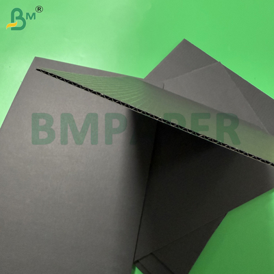 440gsm প্রিমিয়াম ব্ল্যাক ই ফ্লুট বোর্ড উভয় দিকে ম্যাট কোটিংবিহীন ফিনিশ