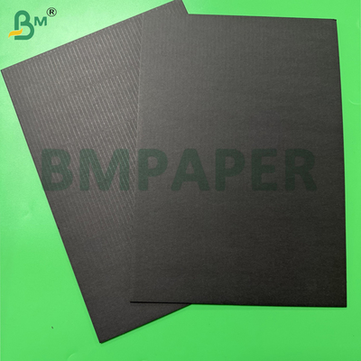 440gsm প্রিমিয়াম ব্ল্যাক ই ফ্লুট বোর্ড উভয় দিকে ম্যাট কোটিংবিহীন ফিনিশ