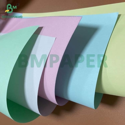 CB সাদা সিএফবি গোলাপী সিএফ হলুদ 60gsm এনসিআর অটো কপি কাগজ স্টেশনারি জন্য