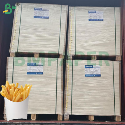 255g Greaseproof Paper Board For Fired Food Boxes 720 x 1020mm High Stiffness
