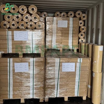 উচ্চমানের প্যাকেজিংয়ের জন্য 60g 70g স্ট্রং টেনসিল স্ট্রেংথ রিবেড ক্রাফট পেপার