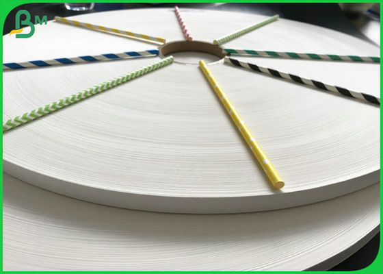 ইকো - বন্ধুত্বপূর্ণ 60gsm 120gsm স্ট্রো পেপার জন্য FSC FDA সঙ্গে স্ট্রোল কাগজ রোলস