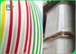 14 মিমি 15 মিমি খাদ্য নিরাপদ কালি প্রিন্টযোগ্য স্ট্র পেপার রোল সম্পূর্ণ কমপোস্টেবল 60gsm