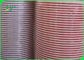 60gsm 120gsm খাদ্য গ্রেড কালি হলুদ মুদ্রিত স্ট্রো পেপার রোল স্লিট 14 মিমি 15 মিমি