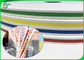 এফডিএ সার্টিফিকেট 13.7 মিমি 14 মিমি 15 মিমি 60gsm 120gsm Straws জন্য মুদ্রিত স্ট্রো কাগজ