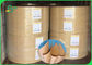 প্রস্থ 70 × 100cm টিয়ার প্রতিরোধী মসৃণ সারফেস 70 - 80g ব্রাউন এফডিএ ক্রাফ্ট কাগজ রোল
