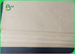 প্রস্থ 70 × 100cm টিয়ার প্রতিরোধী মসৃণ সারফেস 70 - 80g ব্রাউন এফডিএ ক্রাফ্ট কাগজ রোল