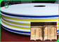 জুস পার্টির জন্য 15 মিমি নীল স্ট্রো পেপার ওয়াটারপ্রুফ DIY প্যাটার্নস সহ 60 জিএসএম