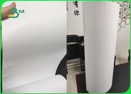 পুনরুদ্ধারযোগ্য মুদ্রণযোগ্য 45gsm 72inch গার্মেন্টস মার্কার পেপার রোল হোয়াইট