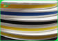 স্ট্রিপ স্ট্রসের জন্য ফুড গ্রেড রঙিন মুদ্রণযোগ্য খড় কাগজ 15 মিমি