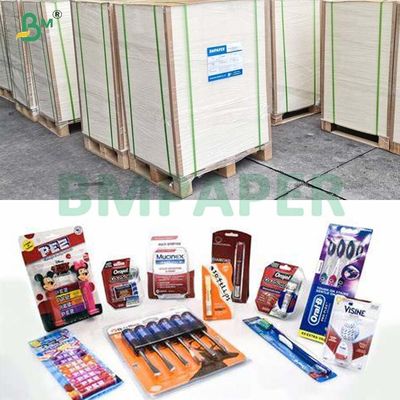 একতরফা ফোস্কা মুখ সাদা কার্ডবোর্ড 350 গ্রাম 400 গ্রাম তাপ সিলিং এর জন্য