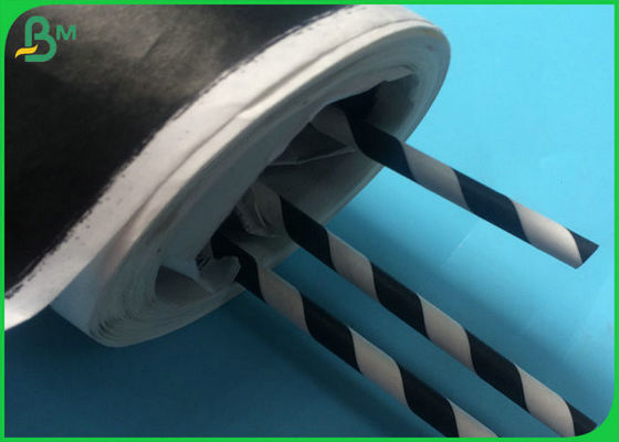 80gsm এবং 135gsm FSC এবং এফডিএ সার্টিফিকেট মুদ্রণযোগ্য কালো স্ট্রো পেপার