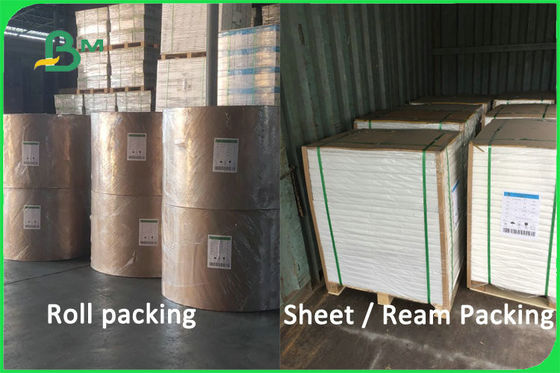 100% ভার্জিন সজ্জা বায়োডিগ্রেডেবল আনকোয়েটেড পেপার কাপ উপাদান 170 - 300gsm এফডিএ এফএসসি