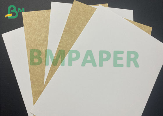 ২৭০ গ্রাম ৩২৫ গ্রাম ফুড গ্রেড ক্রাফ্ট কার্ডবোর্ড লেপযুক্ত একক ডাবল সাইড হোয়াইট ক্রাফ্ট দুই রঙের