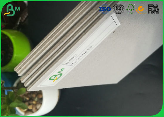 300gsm থেকে 2600gsm FSC গ্রে চিপবোর্ড উচ্চ মানের মসৃণতা আসবাবপত্র তৈরি
