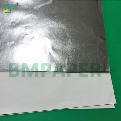 C1S বিয়ার লেবেল পেপার সাদা একদিকে, অন্যদিকে রুপালি 65-120gsm