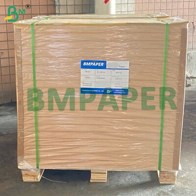 রেড স্ট্রিপড সিঙ্গল সাইড ওয়াকস লেপযুক্ত ক্রাফট পেপার ৩৭ গ্রাম ৪২ গ্রাম ফলের প্যাকেজিংয়ের জন্য