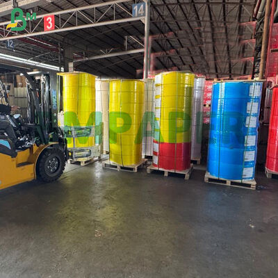 স্ব-কার্বনযুক্ত কাগজের রোল 48g থেকে 80gsm কার্বনহীন কাগজের রোল