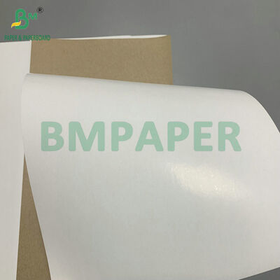 প্যাকেজিং বাক্স তৈরির জন্য উচ্চ শক্তি সম্পন্ন ৩২৫ গ্রাম ৩৬৫ গ্রাম সিকেবি হোয়াইট কোটেড ব্রাউন ক্রাফ্ট বোর্ড