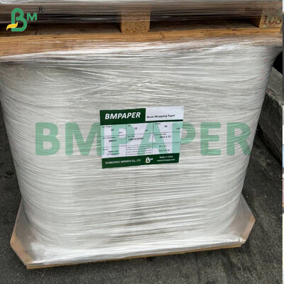 হালকা ওজনের সাদা বা কাস্টম প্রিন্টিং মোড়ক কাগজ, যা স্ট্র-এর মোড়কের জন্য কাটা রোল