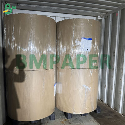 পিই লেপ সহ ক্রাফ্ট এনভেলপ পেপার রোল 75g+10g তাপীয় সিলযোগ্য