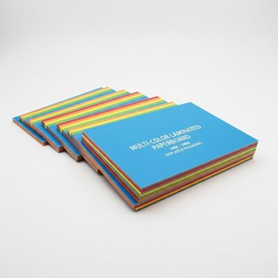 মাল্টি-কালার ল্যামিনেটেড পেপারবোর্ড ১মিমি - ৩মিমি ডিসপ্লে প্যাকেজিংয়ের জন্য