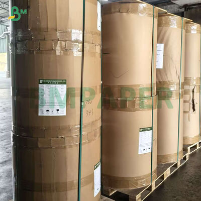 ফাস্ট ফুড প্যাকেজিংয়ের জন্য 30gsm 35gsm বাদামী গ্রাস প্রতিরোধী কাগজের রোলস