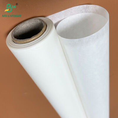 প্রাকৃতিক হোয়াইট 40gsm ডাবল সাইড সিলিকন লেপা পারগমেন্ট পেপার রোল 15 ইন এক্স 30 ফুট