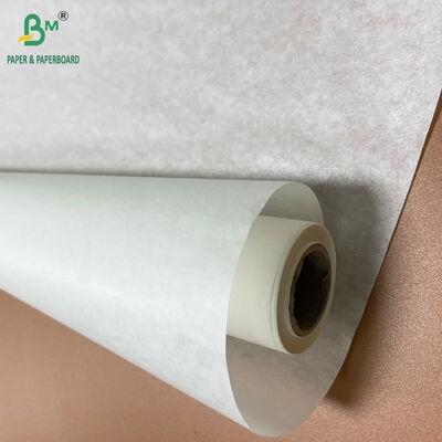 প্রাকৃতিক হোয়াইট 40gsm ডাবল সাইড সিলিকন লেপা পারগমেন্ট পেপার রোল 15 ইন এক্স 30 ফুট