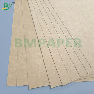 অপরিচ্ছন্ন পিই লেপযুক্ত কাপ বাটি স্টক 250gsm ফুড লিক প্রুফ ক্রাফ্ট পেপার