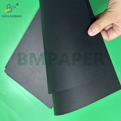 300 গ্রাম 350 গ্রাম প্যাকেজ জন্য uncoated কঠিন কালো কাগজ 70 x 100cm