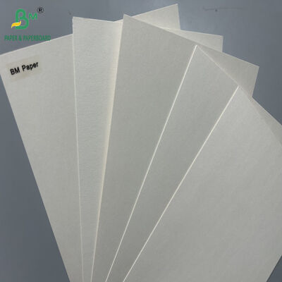 বিয়ার কোস্টারের জন্য 1mm 1.1mm 1.2mm বিশুদ্ধ সাদা রঙের শোষক কাগজ 70 x 100cm